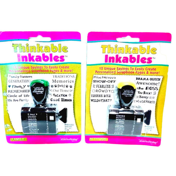 Thinkable Inkables Stampers tools for Scrapbooking and Crafting - Picture 1 of 3
